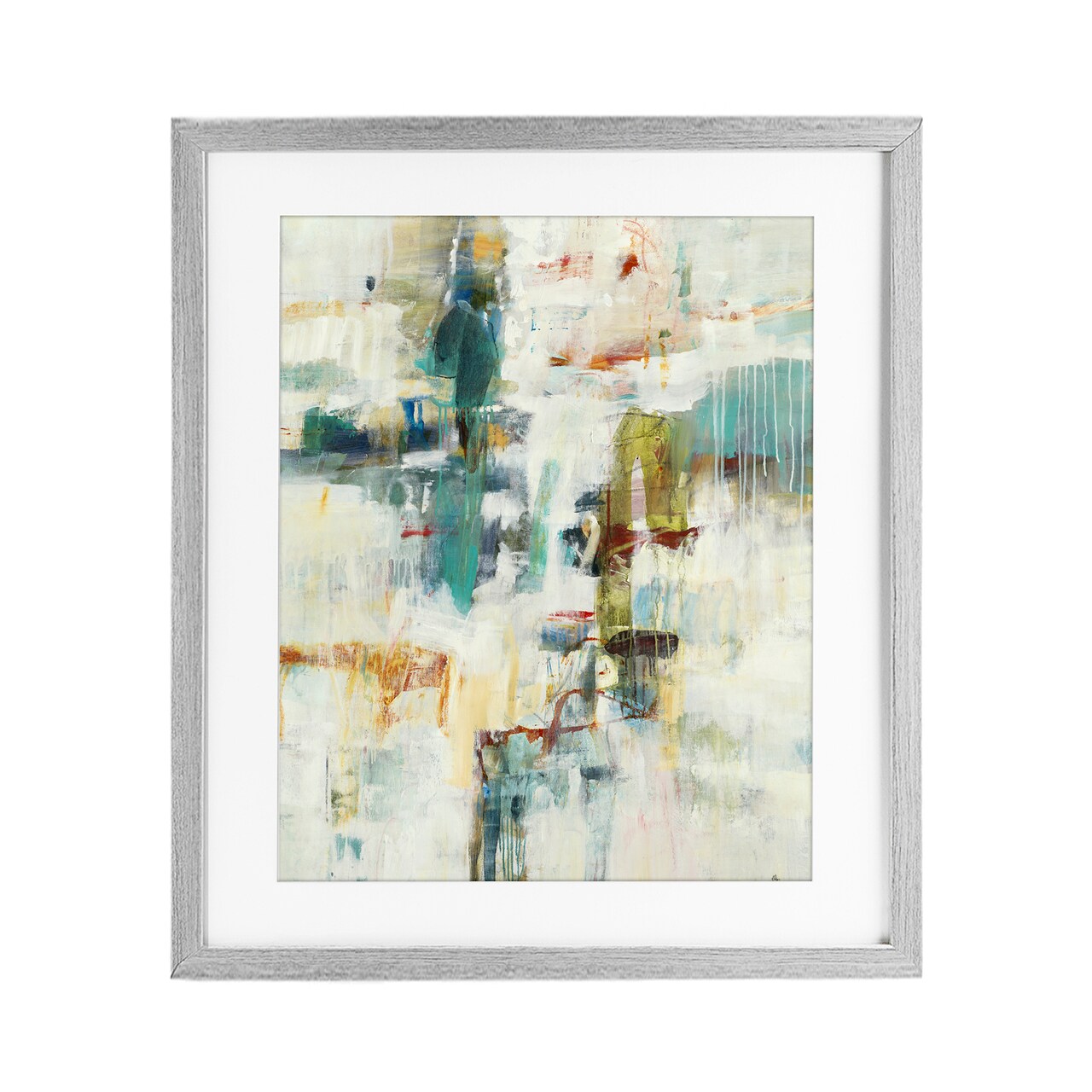 Stupell Industries Dynamic Paint Drips Framed Print Under Glass, design by Lisa Ridgers